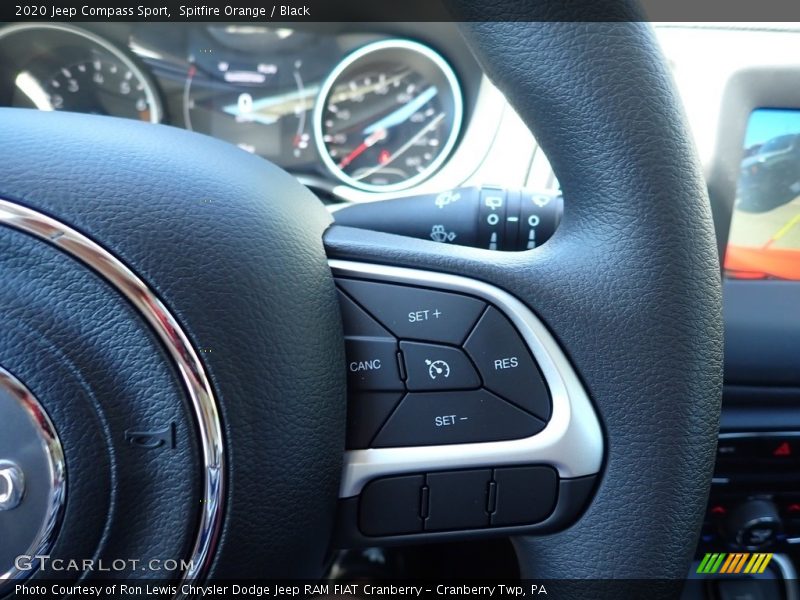Spitfire Orange / Black 2020 Jeep Compass Sport
