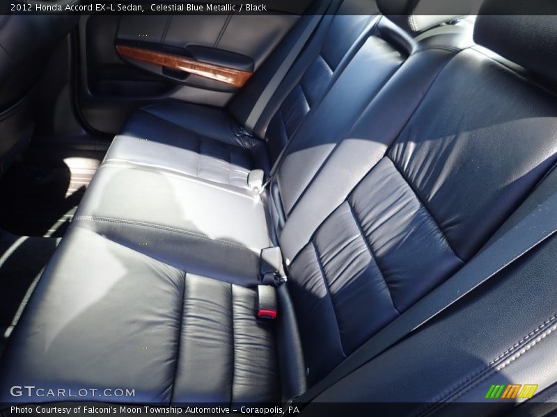 Celestial Blue Metallic / Black 2012 Honda Accord EX-L Sedan