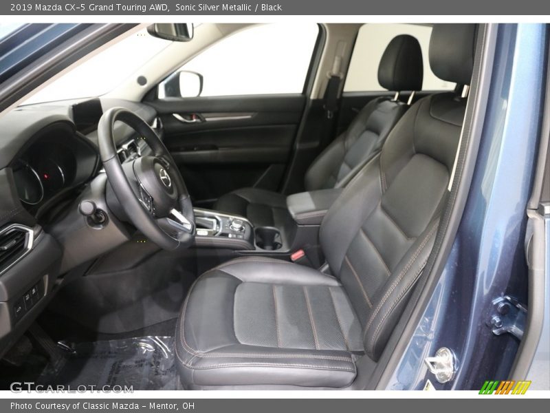 Sonic Silver Metallic / Black 2019 Mazda CX-5 Grand Touring AWD