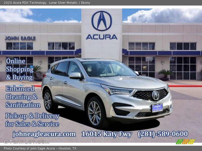 Lunar Silver Metallic / Ebony 2020 Acura RDX Technology