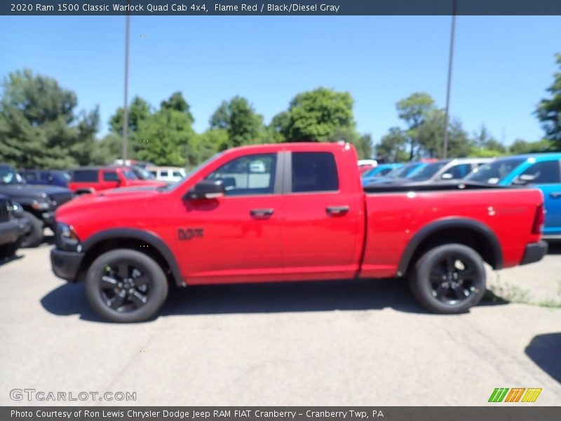 Flame Red / Black/Diesel Gray 2020 Ram 1500 Classic Warlock Quad Cab 4x4