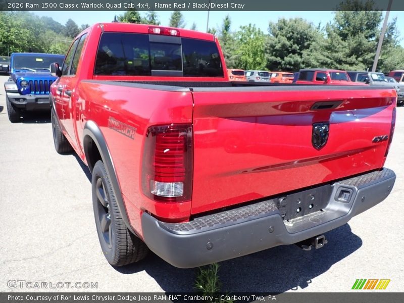 Flame Red / Black/Diesel Gray 2020 Ram 1500 Classic Warlock Quad Cab 4x4