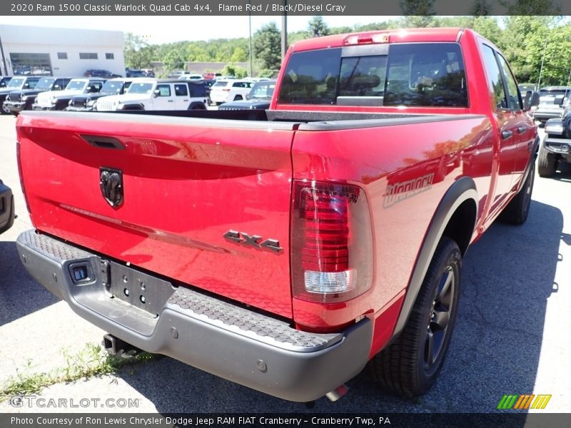 Flame Red / Black/Diesel Gray 2020 Ram 1500 Classic Warlock Quad Cab 4x4
