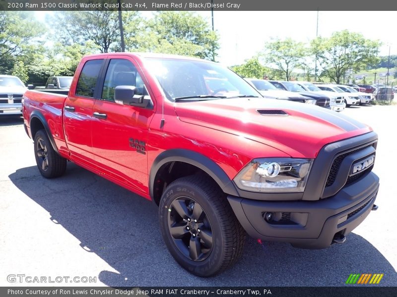 Flame Red / Black/Diesel Gray 2020 Ram 1500 Classic Warlock Quad Cab 4x4
