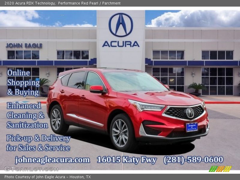 Performance Red Pearl / Parchment 2020 Acura RDX Technology