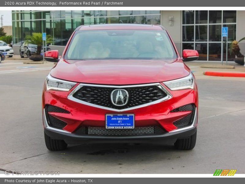 Performance Red Pearl / Parchment 2020 Acura RDX Technology