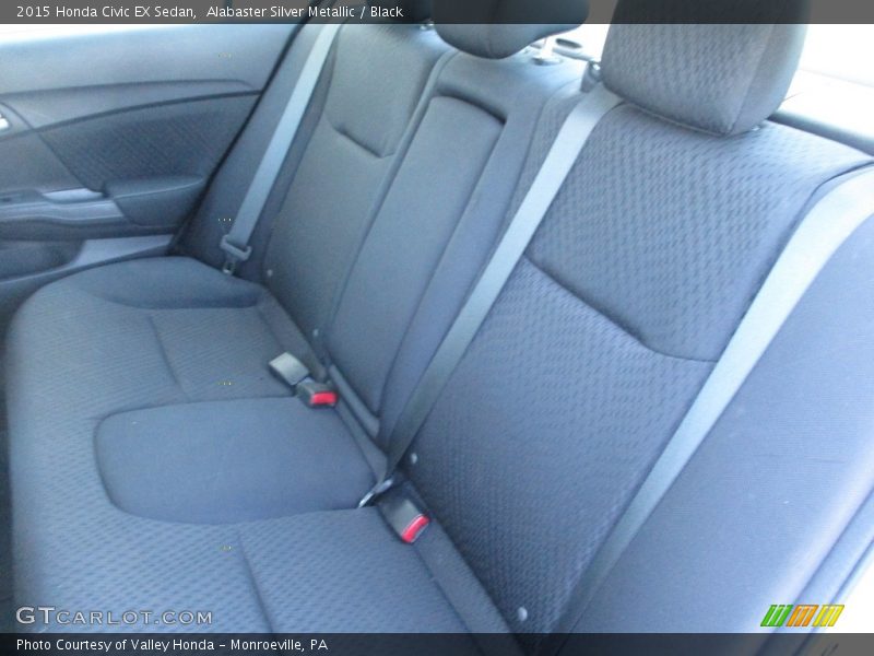 Alabaster Silver Metallic / Black 2015 Honda Civic EX Sedan