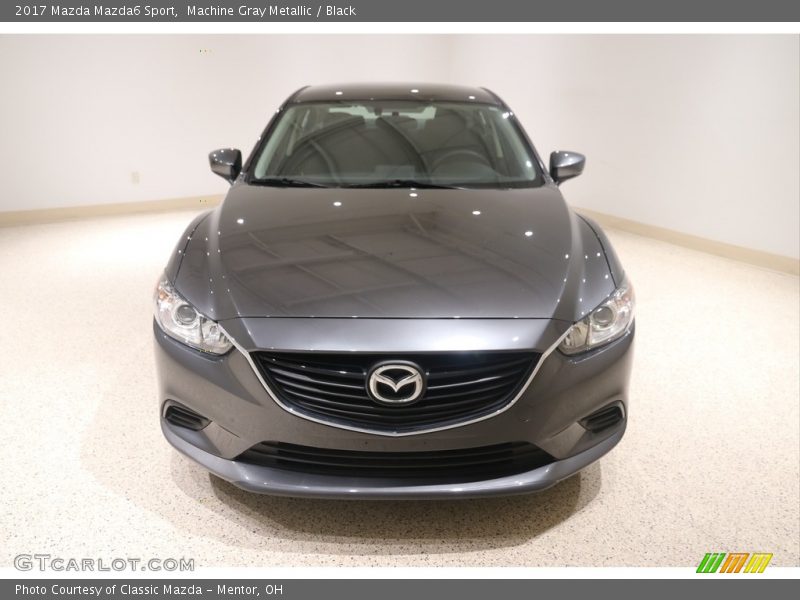 Machine Gray Metallic / Black 2017 Mazda Mazda6 Sport