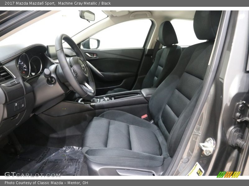 Machine Gray Metallic / Black 2017 Mazda Mazda6 Sport