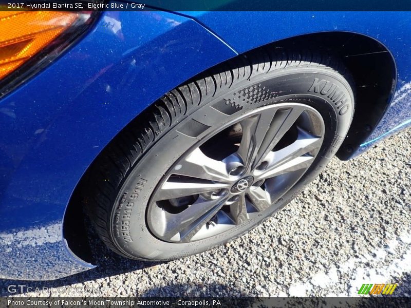 Electric Blue / Gray 2017 Hyundai Elantra SE