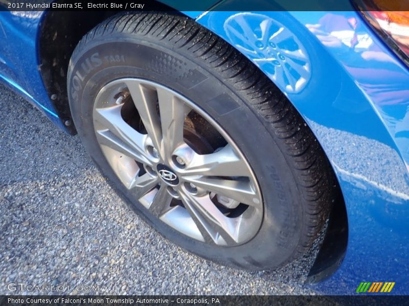Electric Blue / Gray 2017 Hyundai Elantra SE