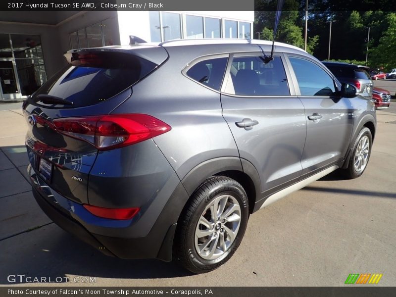 Coliseum Gray / Black 2017 Hyundai Tucson SE AWD
