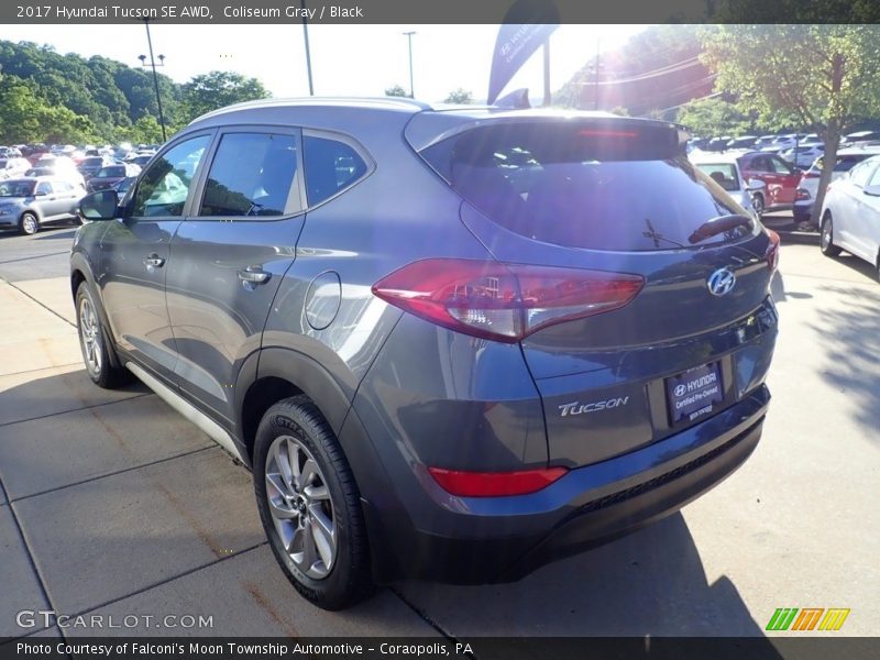 Coliseum Gray / Black 2017 Hyundai Tucson SE AWD