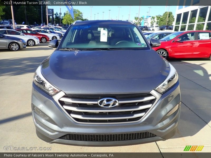 Coliseum Gray / Black 2017 Hyundai Tucson SE AWD