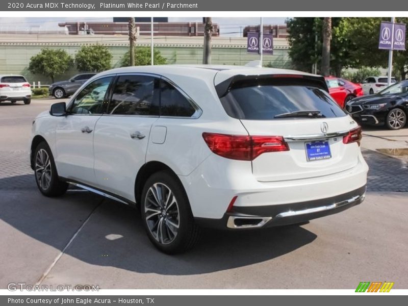 Platinum White Pearl / Parchment 2020 Acura MDX Technology