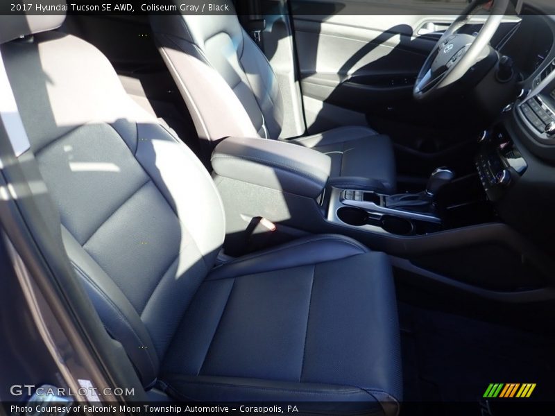 Coliseum Gray / Black 2017 Hyundai Tucson SE AWD