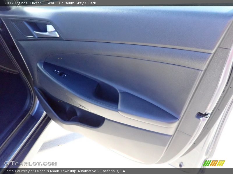 Coliseum Gray / Black 2017 Hyundai Tucson SE AWD