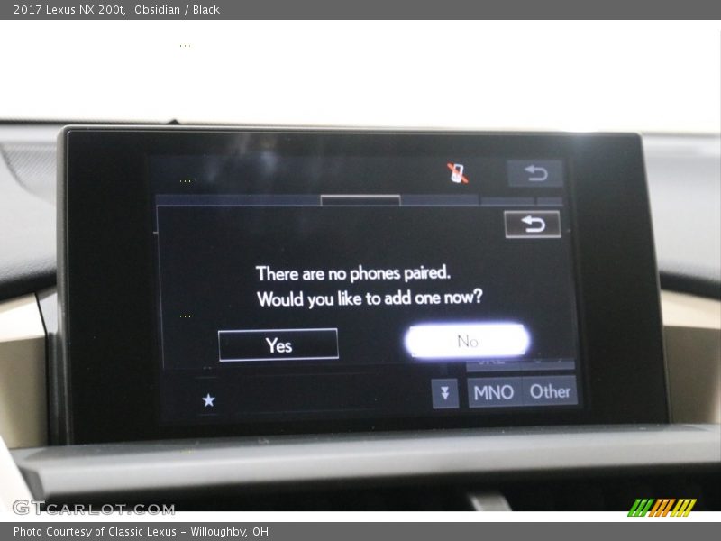 Obsidian / Black 2017 Lexus NX 200t