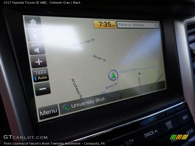 Coliseum Gray / Black 2017 Hyundai Tucson SE AWD
