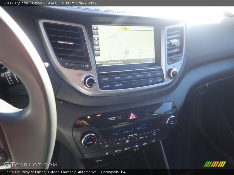 Coliseum Gray / Black 2017 Hyundai Tucson SE AWD