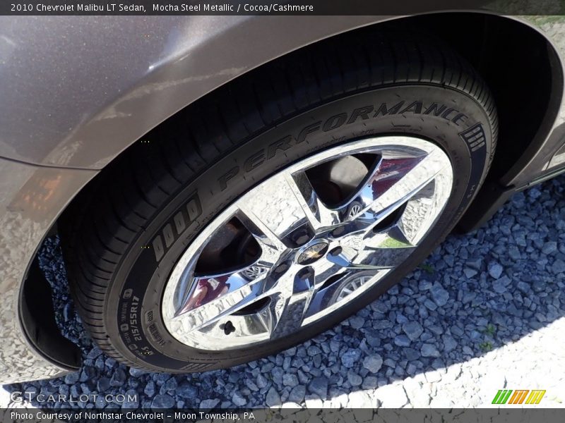 Mocha Steel Metallic / Cocoa/Cashmere 2010 Chevrolet Malibu LT Sedan