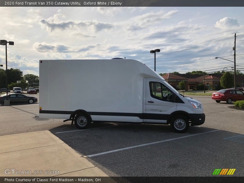 Oxford White / Ebony 2020 Ford Transit Van 350 Cutaway Utility