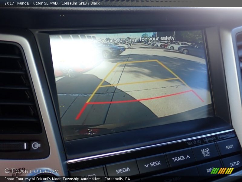 Coliseum Gray / Black 2017 Hyundai Tucson SE AWD