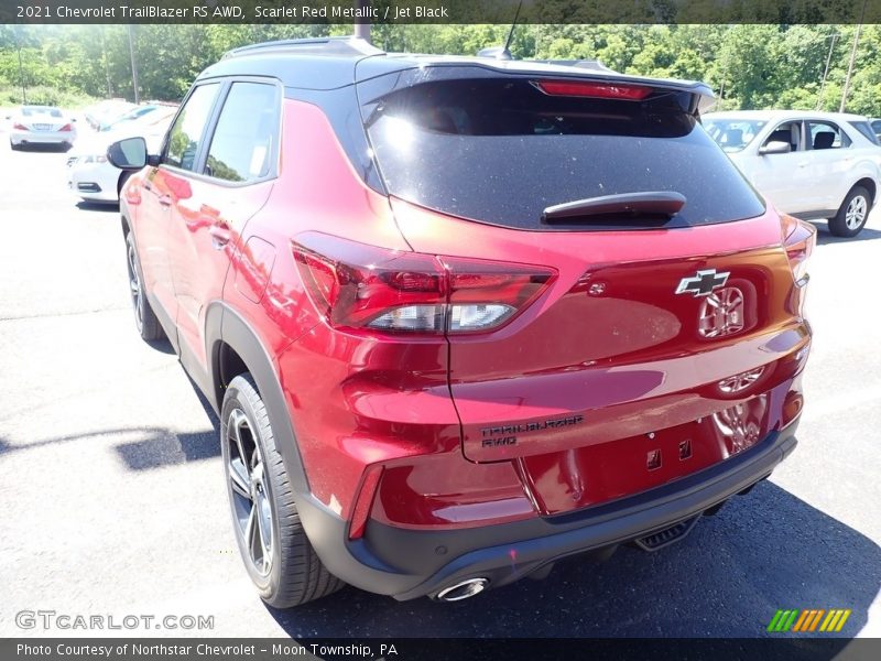 Scarlet Red Metallic / Jet Black 2021 Chevrolet TrailBlazer RS AWD