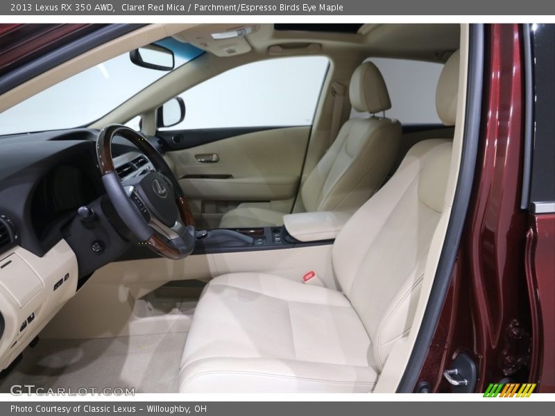 Claret Red Mica / Parchment/Espresso Birds Eye Maple 2013 Lexus RX 350 AWD