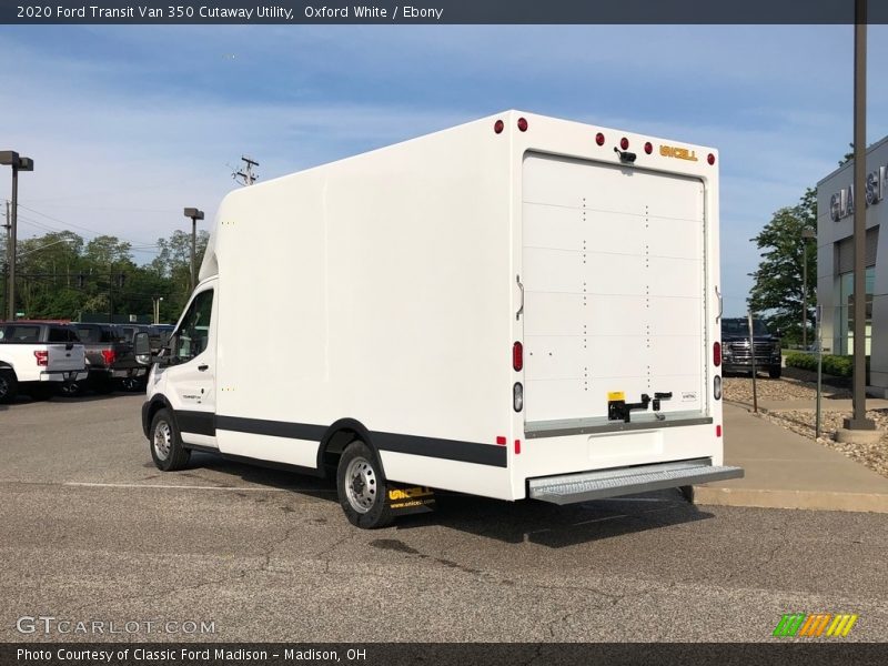 Oxford White / Ebony 2020 Ford Transit Van 350 Cutaway Utility