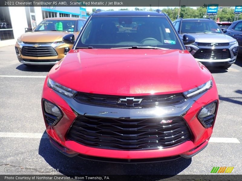 Scarlet Red Metallic / Jet Black 2021 Chevrolet TrailBlazer RS AWD