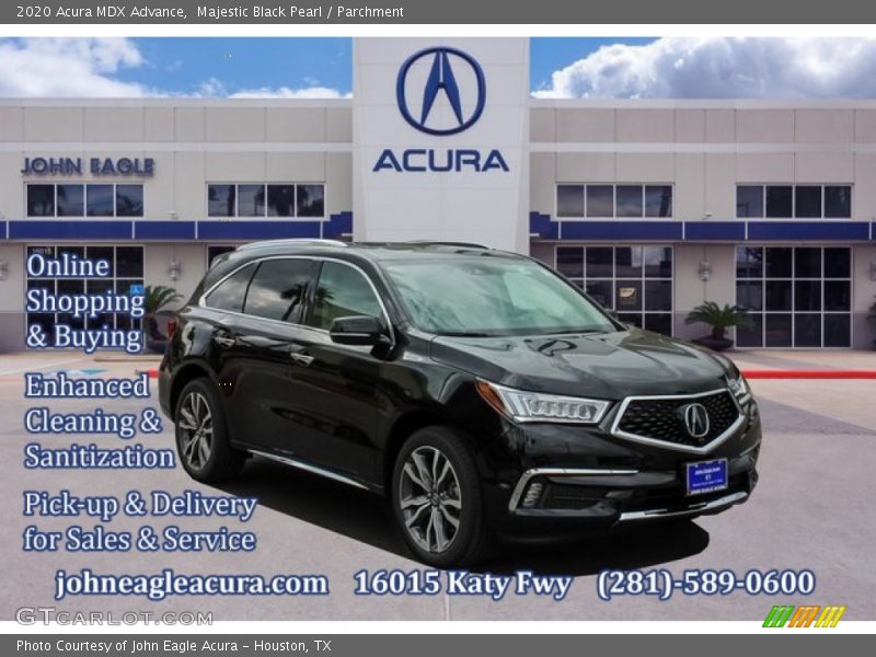 Majestic Black Pearl / Parchment 2020 Acura MDX Advance