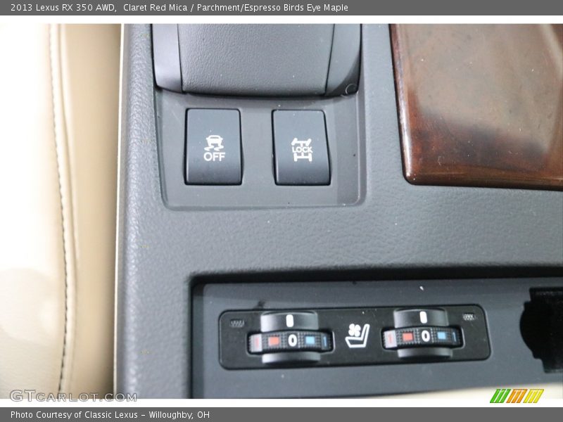 Claret Red Mica / Parchment/Espresso Birds Eye Maple 2013 Lexus RX 350 AWD