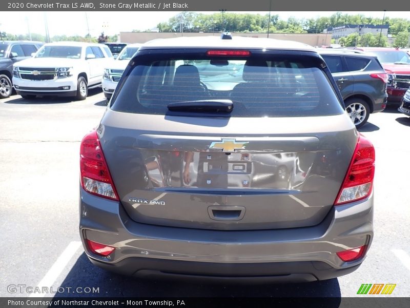 Stone Gray Metallic / Jet Black 2020 Chevrolet Trax LS AWD