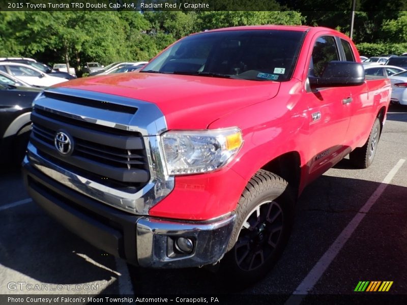 Radiant Red / Graphite 2015 Toyota Tundra TRD Double Cab 4x4