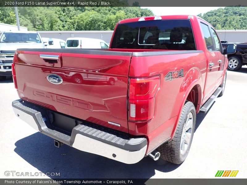 Rapid Red / Black 2020 Ford F150 Lariat SuperCrew 4x4
