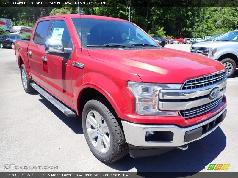Rapid Red / Black 2020 Ford F150 Lariat SuperCrew 4x4