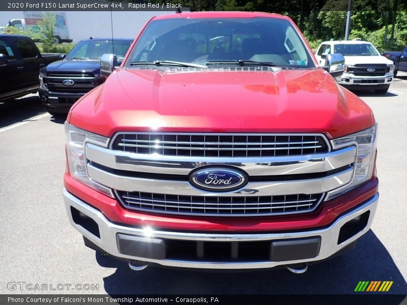 Rapid Red / Black 2020 Ford F150 Lariat SuperCrew 4x4