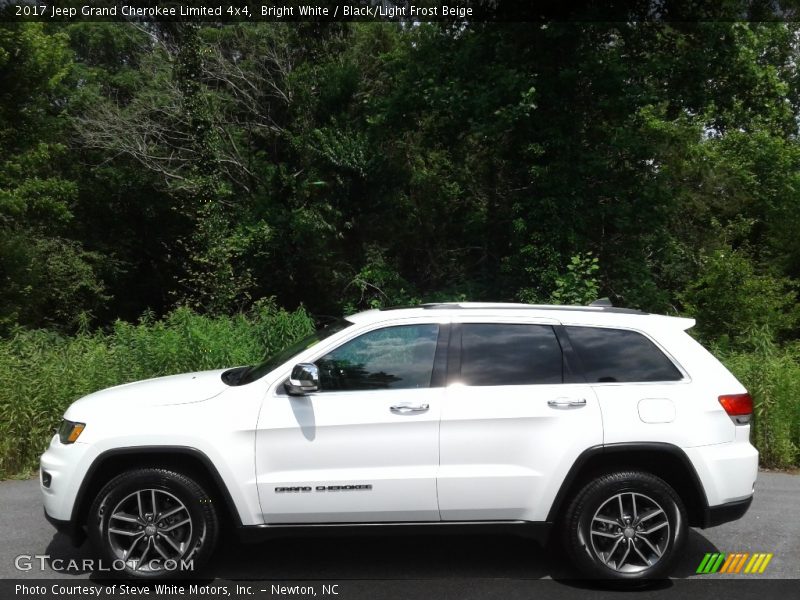 Bright White / Black/Light Frost Beige 2017 Jeep Grand Cherokee Limited 4x4