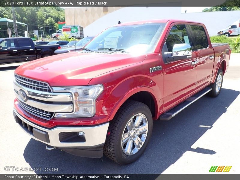 Rapid Red / Black 2020 Ford F150 Lariat SuperCrew 4x4