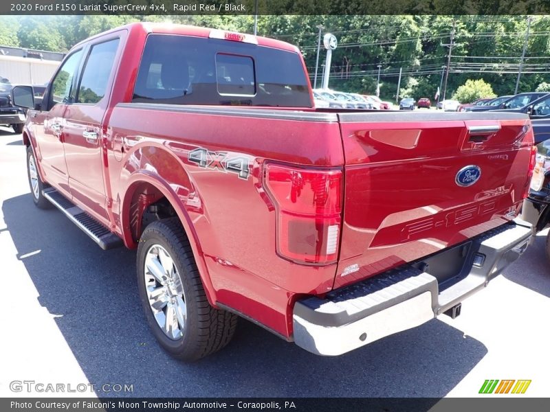 Rapid Red / Black 2020 Ford F150 Lariat SuperCrew 4x4