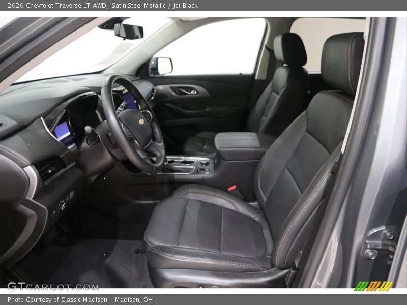 Satin Steel Metallic / Jet Black 2020 Chevrolet Traverse LT AWD