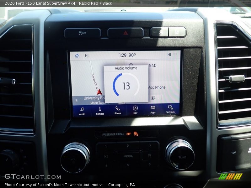 Rapid Red / Black 2020 Ford F150 Lariat SuperCrew 4x4