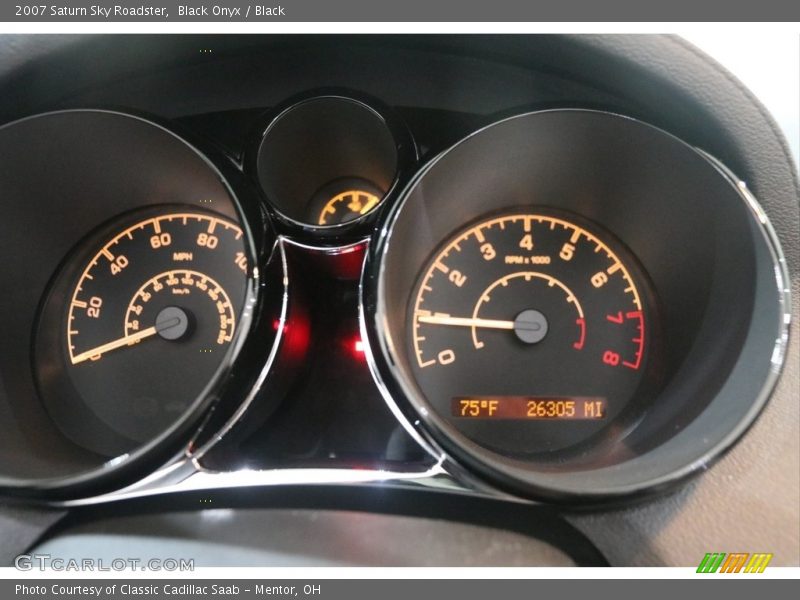 Black Onyx / Black 2007 Saturn Sky Roadster