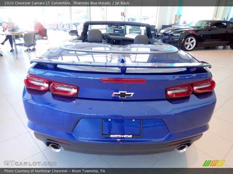 Riverside Blue Metallic / Jet Black 2020 Chevrolet Camaro LT Convertible