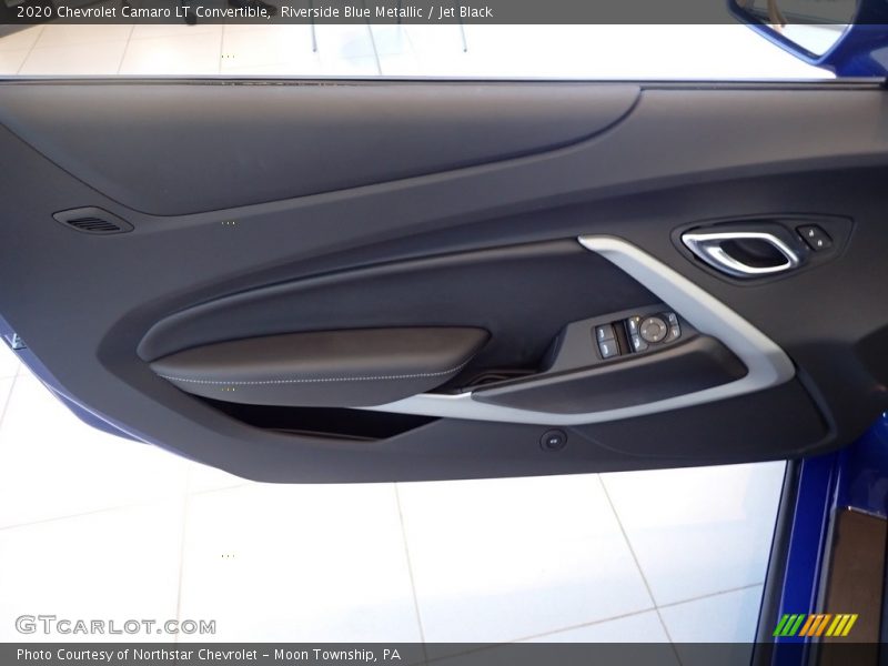 Riverside Blue Metallic / Jet Black 2020 Chevrolet Camaro LT Convertible