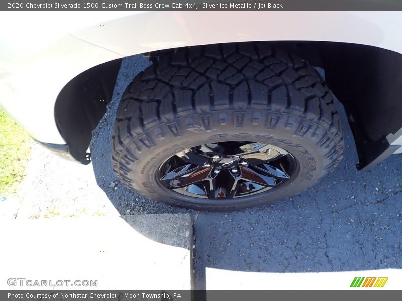 Silver Ice Metallic / Jet Black 2020 Chevrolet Silverado 1500 Custom Trail Boss Crew Cab 4x4