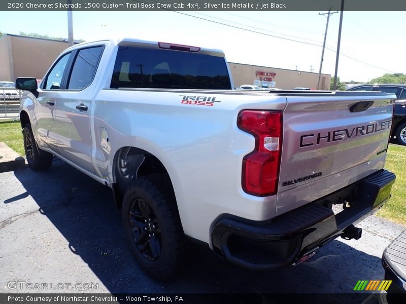 Silver Ice Metallic / Jet Black 2020 Chevrolet Silverado 1500 Custom Trail Boss Crew Cab 4x4