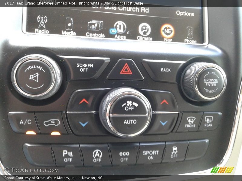 Bright White / Black/Light Frost Beige 2017 Jeep Grand Cherokee Limited 4x4