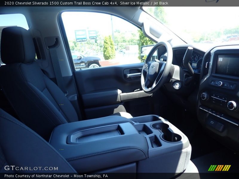 Silver Ice Metallic / Jet Black 2020 Chevrolet Silverado 1500 Custom Trail Boss Crew Cab 4x4